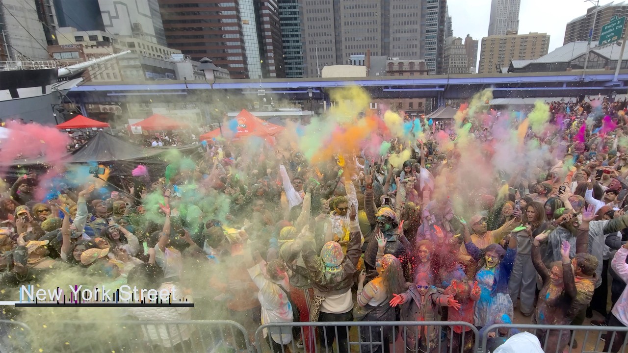 NYC Holi Hai Festival The Seaport march 7 2026