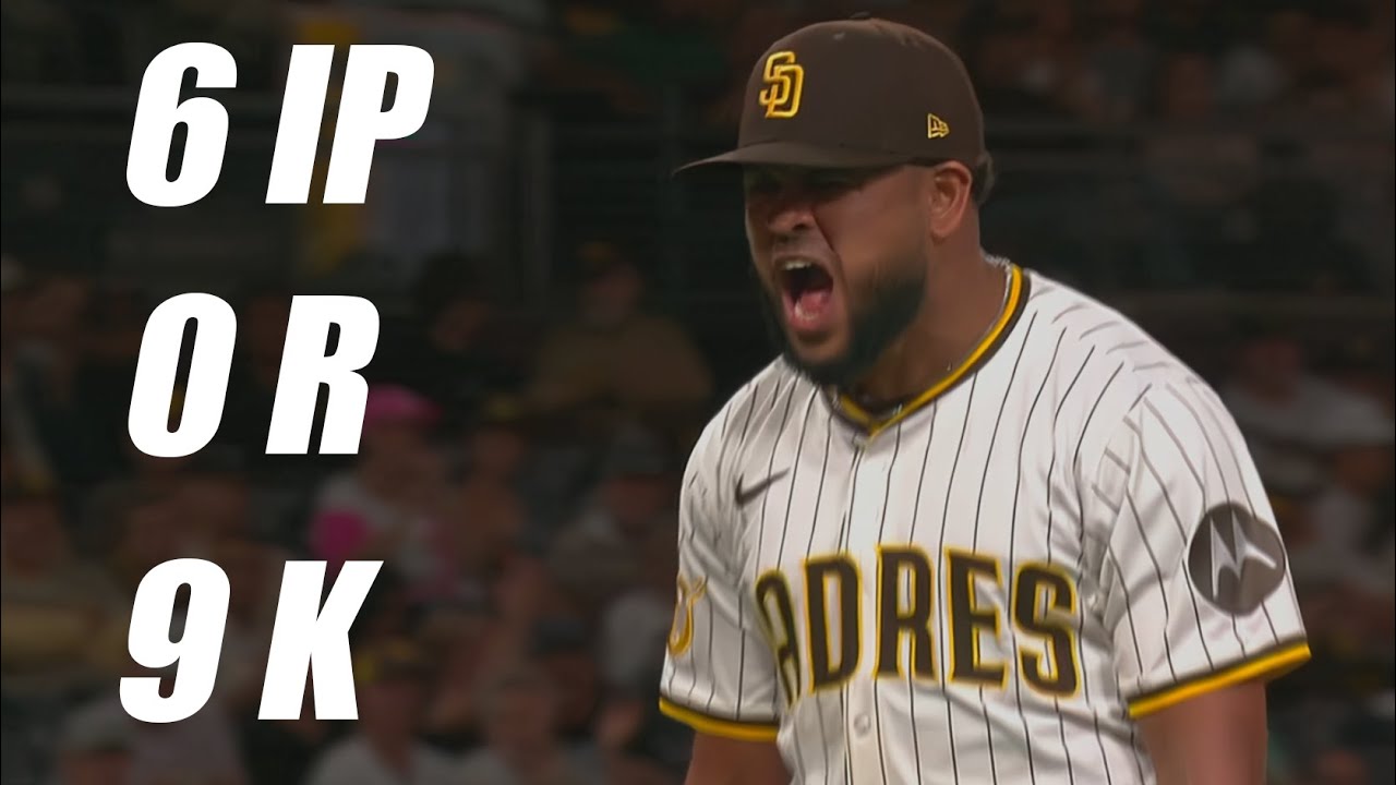 Randy Vasquez Strikes Out 9 over 6 Scoreless Innings vs Rockies