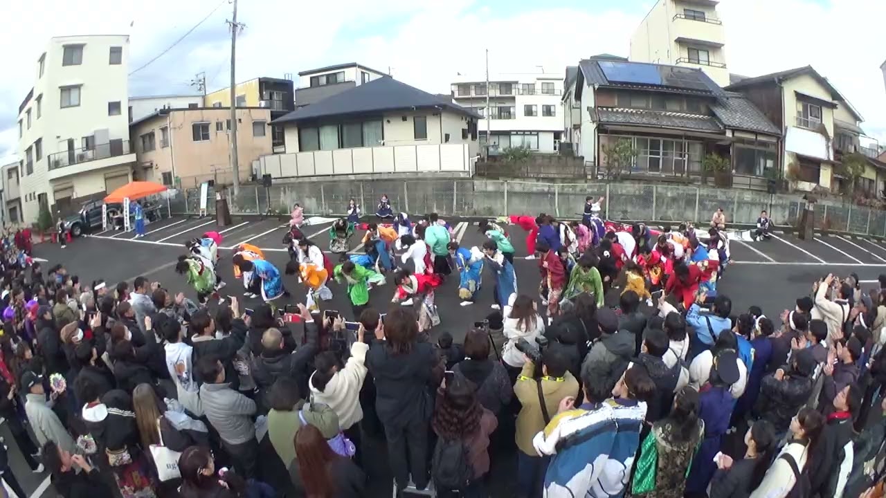 愛知淑徳大学「鳴踊」　2025　バサカニ　本祭　第４会場　浪花駐車場会場　12　14