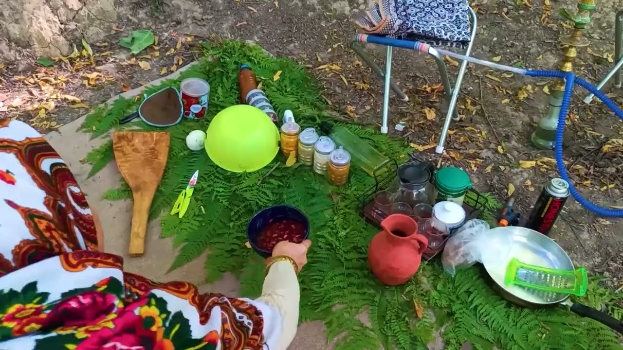 قرمه سبزی اصیل ایرانی در طبیعت 😍🍲 | Traditional Persian Stew with Rice