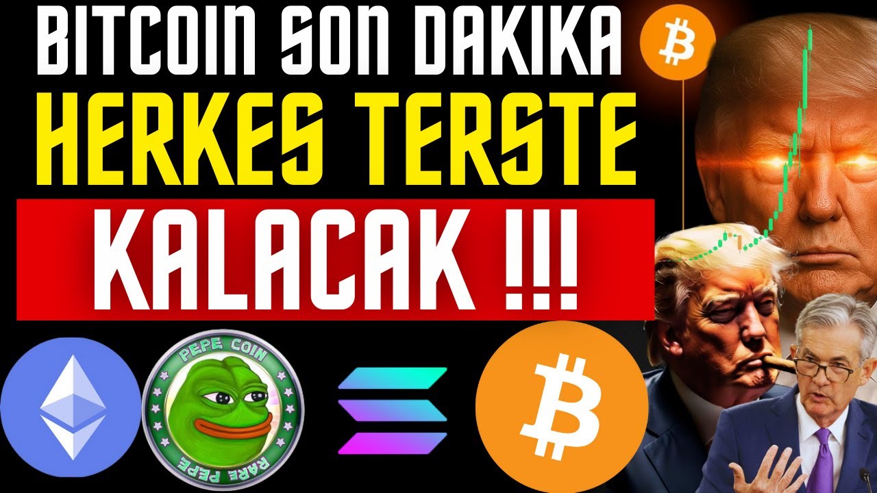 BİTCOİN ANALİZ ÜZÜLEREK SÖYLÜYORUM HERKES TERSTE KALACAK 