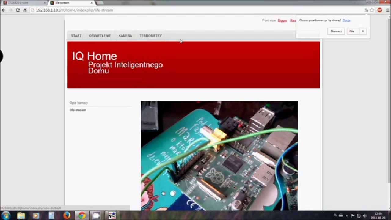 Raspberry Pi Inteligentny Dom