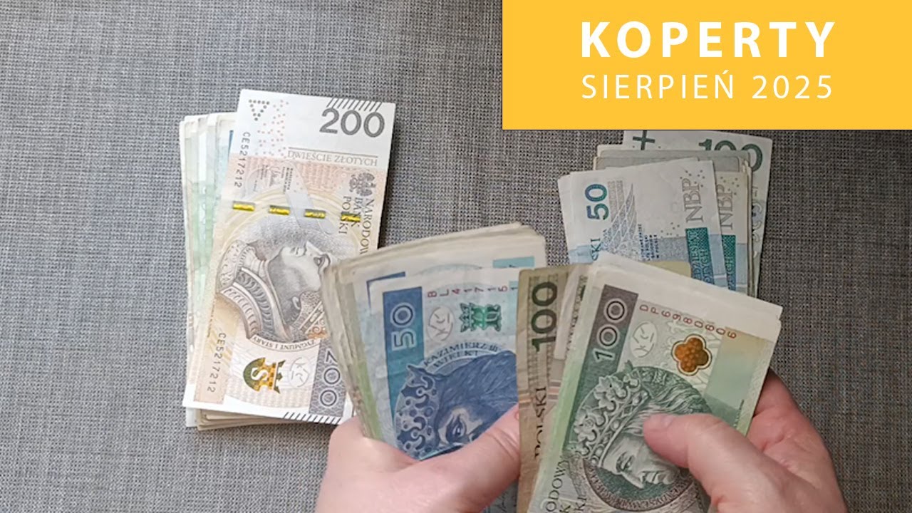 KOPERTY - SIERPIEŃ - 2025 #oszczedzanie #koperty #budżet