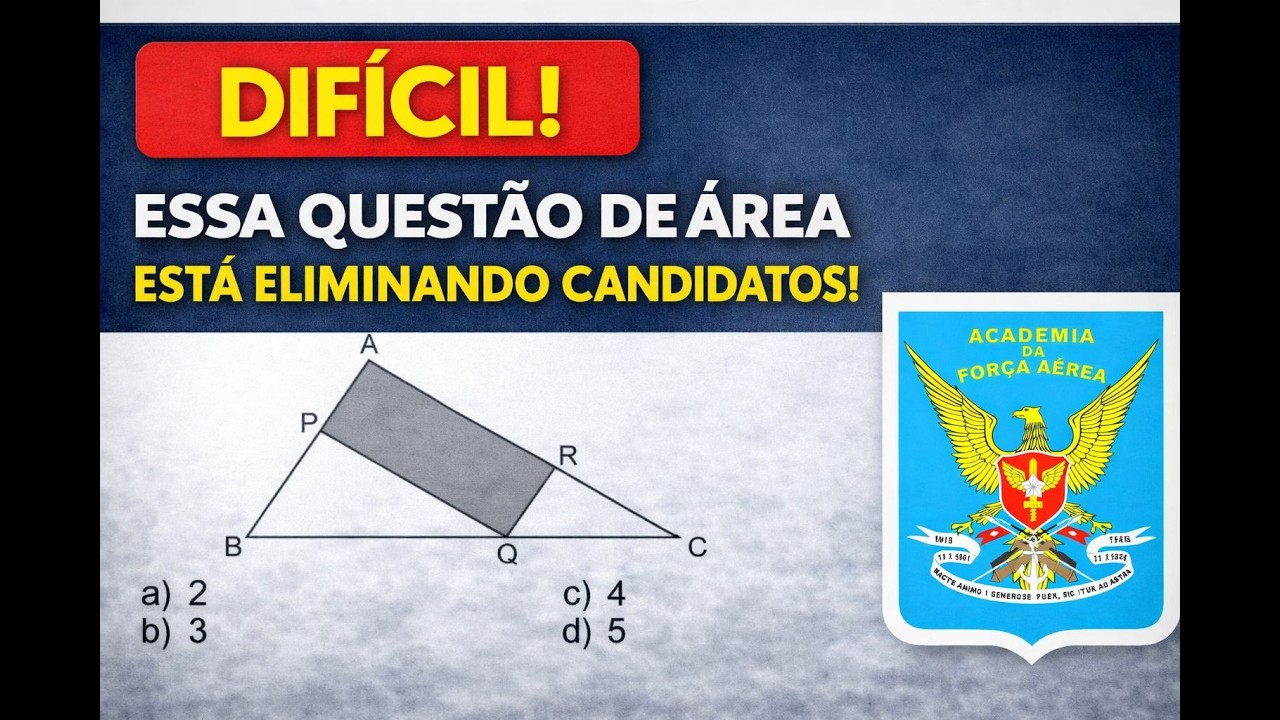AFA – A Questão de Área Mais Inteligente que Já Caiu (Resolução Completa)