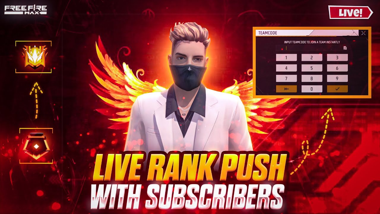 LIVE GUILD TEST  AND CS RANK PUSH😍 | FREE FIRE LIVE #freefire#short