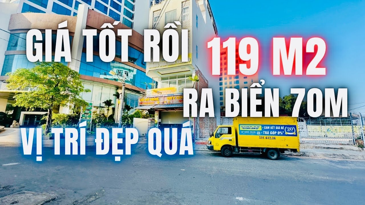 ( đã bán) Vị trí quá đẹp! Chủ cần bán lô đất 119m2 góc 3 mặt đường gần biển Nha Trang ra biển 70 mét
