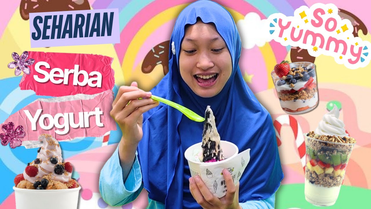 Seharian Aqilla Makan Yogurt di Mall - Challenge 24 Jam 😊 Aqilla's Diary