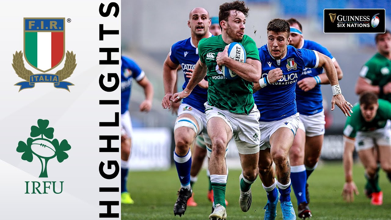 Italy v Ireland - HIGHLIGHTS |  Bonus Point Secured In 7-Try Clash | 2021 Guinness Six Nations