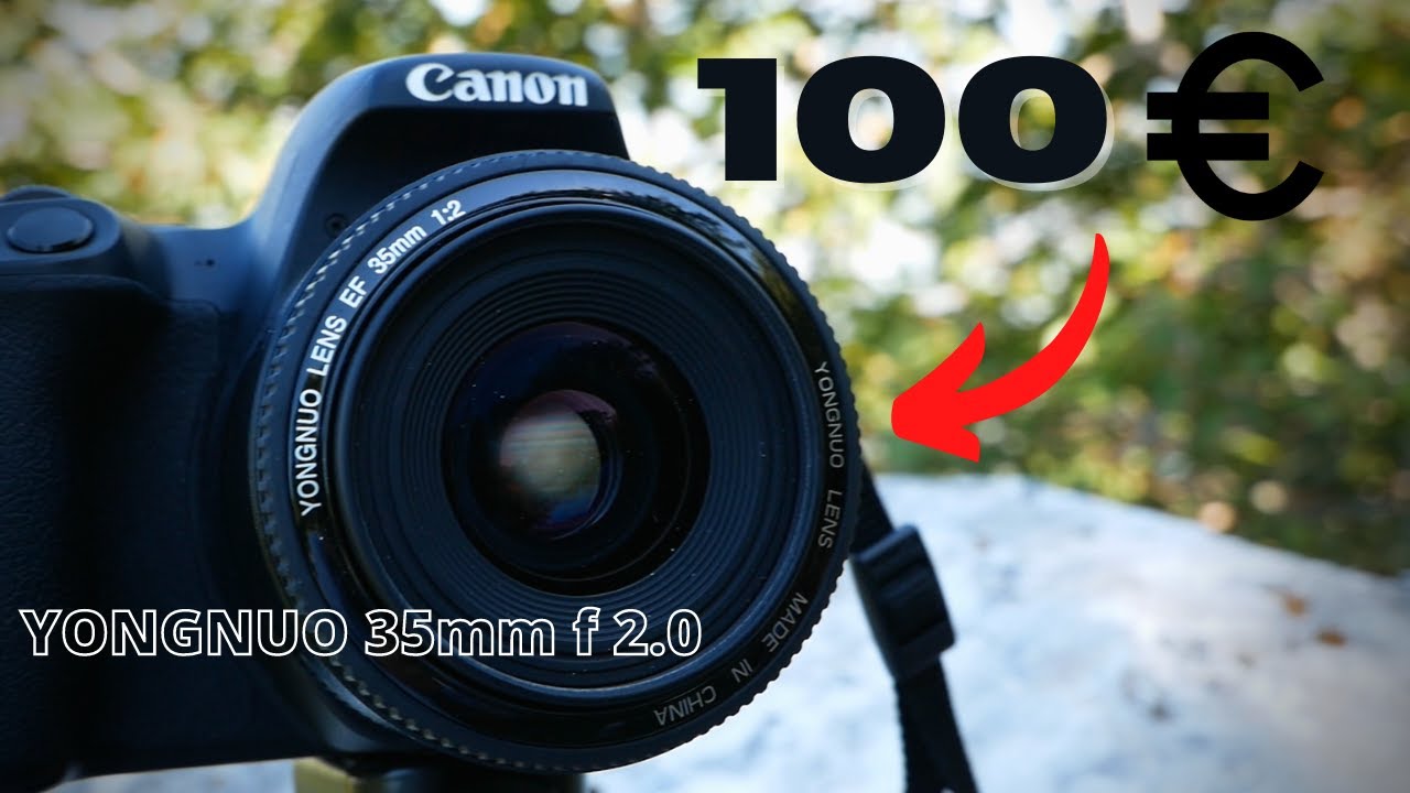 OBIETTIVO 35MM f2 PER CANON A 100 EURO #YONGNUO #CANON