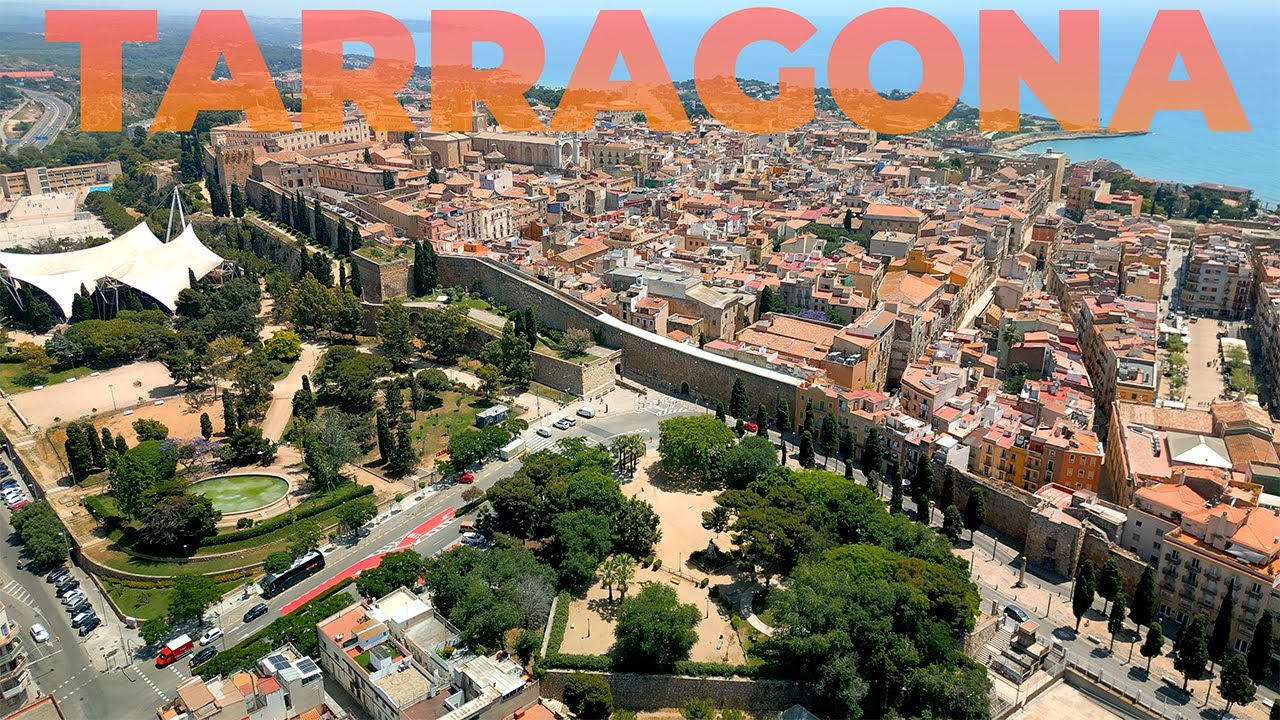 🇪🇸 Tarragona, Spain in 4K – Aerial Tour of Roman Landmarks, Coastline & City Views