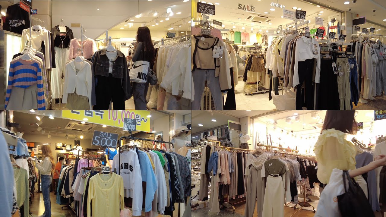 Shopping in Korea | GoTo Mall Shopping in Gangnam | Autumn Aesthetic Clothes | Korean Fall Outfits