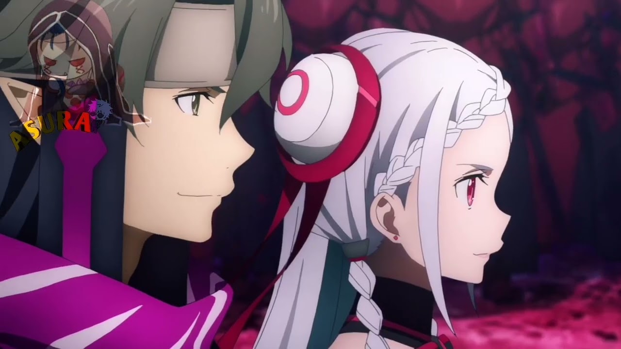 Nautilus(Eiji) lucha con poH para salvar a kirito|sword art online  war of underword doblaje latino