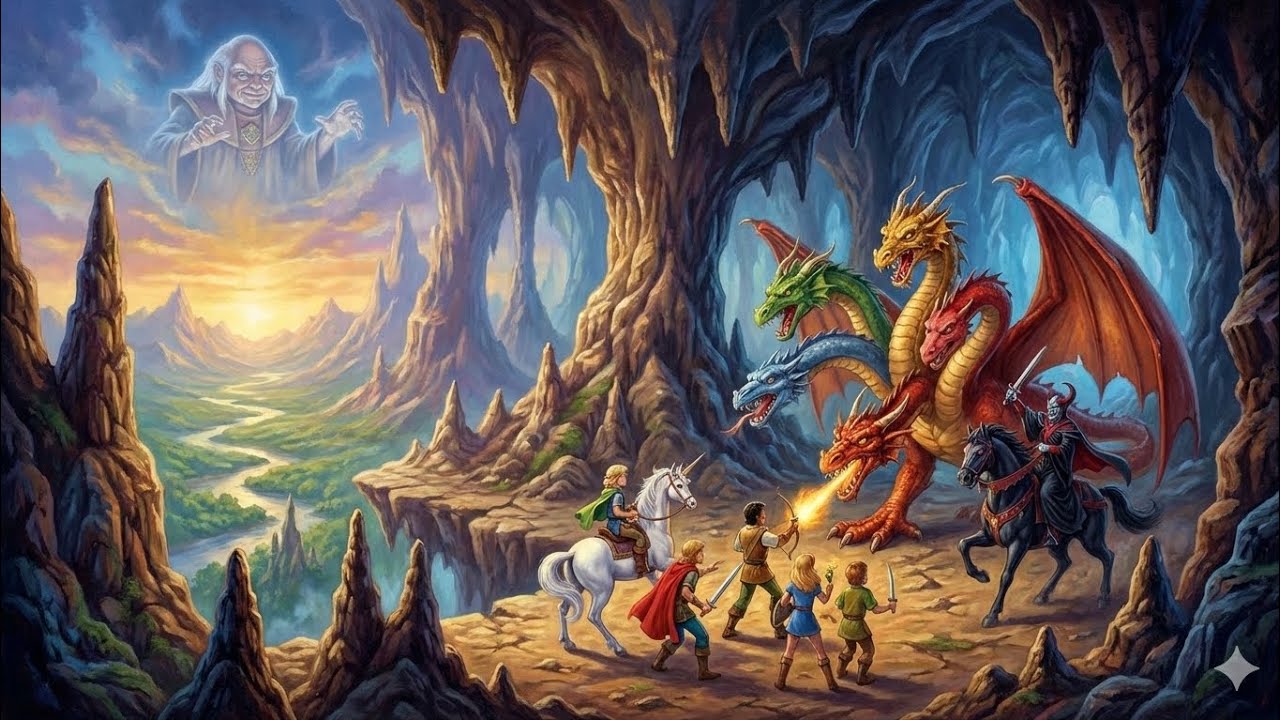 No mundo mágico de Caverna do Dragão 