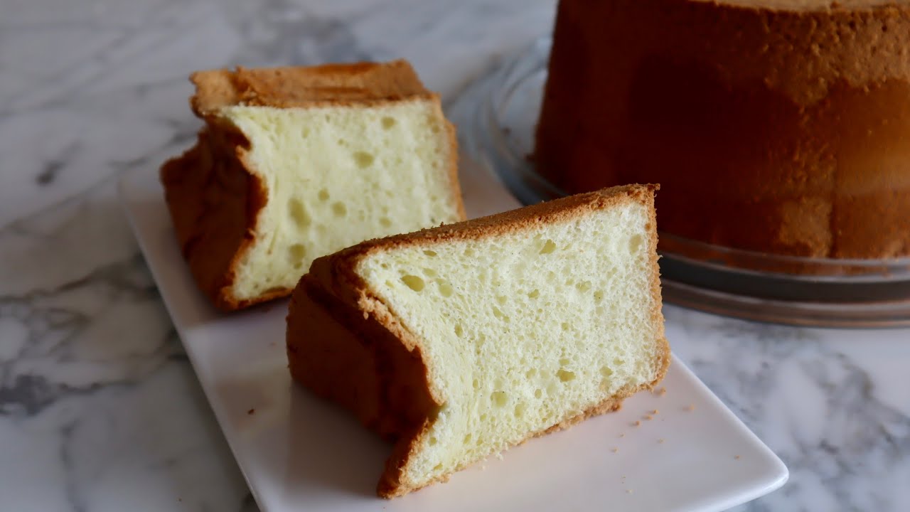 [바닐라 쉬폰 케이크 레시피와 공정] Vanilla chiffon cake [Class by August14th] | 베이킹 파우더 없는 쉬폰