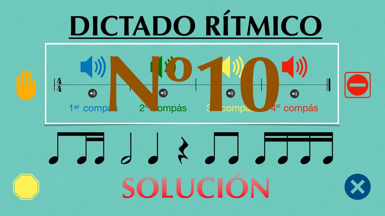 Dictado rítmico nº10: Grupo Corchea-semicorcheas.