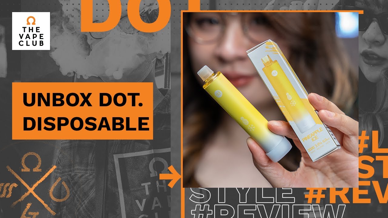 Mở hộp xem ngoại h&igrave;nh b&oacute;ng bẩy dot. Disposable (Unbox)