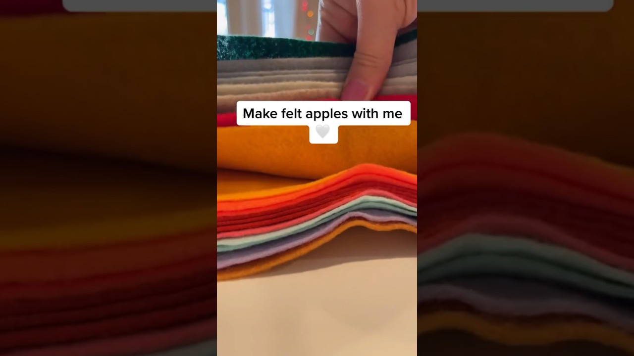 Follow me on my sewing journey🤍 #feltfood #howtosew #diy #sewing #felt #felting #felttoys #craft