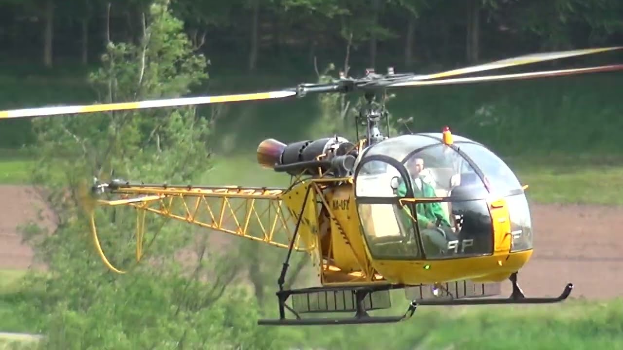 Aerospatiale SA-318C Alouette II HA-LFX Scale 1:6 Vario Helicopter RC Model