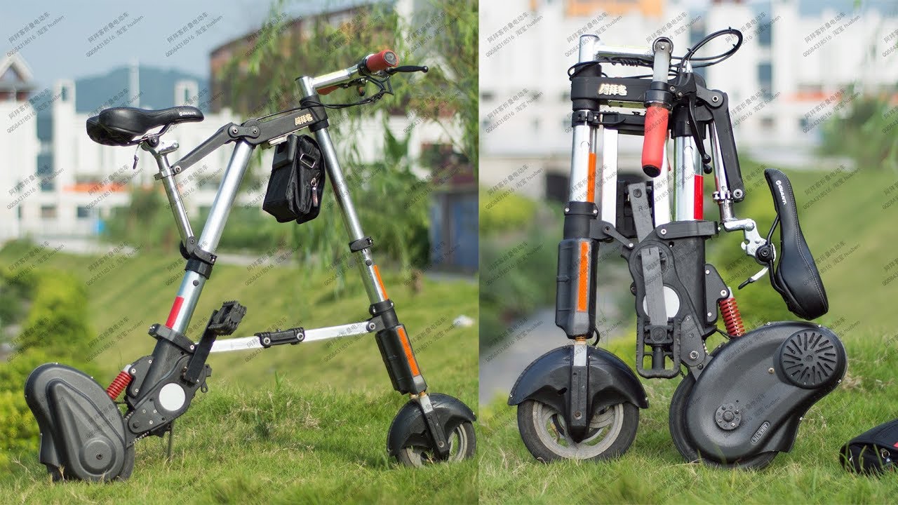 The world's lightest folding electric bike （Transformation by a-bike）
