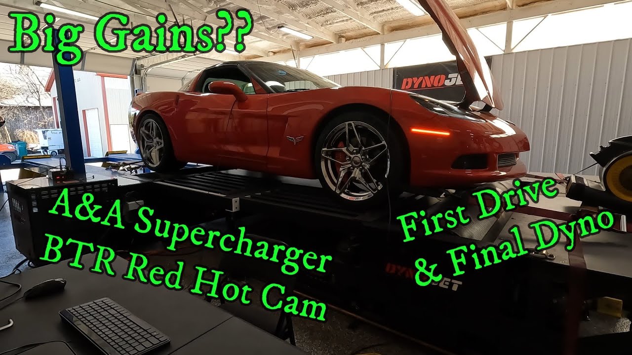 A&A Supercharged & Btr Cam C6 Corvette Final Dyno and Drive