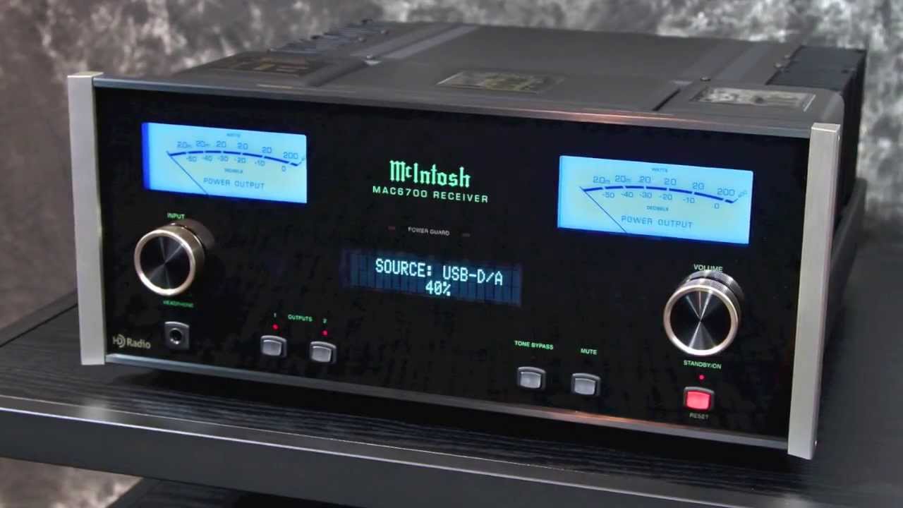 Stereo Design McIntosh MAC6700 Stereo Receiver in HD