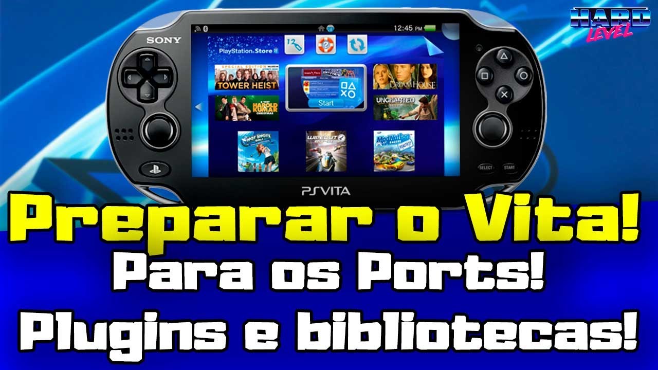 PS Vita! Como preparar o console para rodar ports! Instalação de Plugins e Bibliotecas!