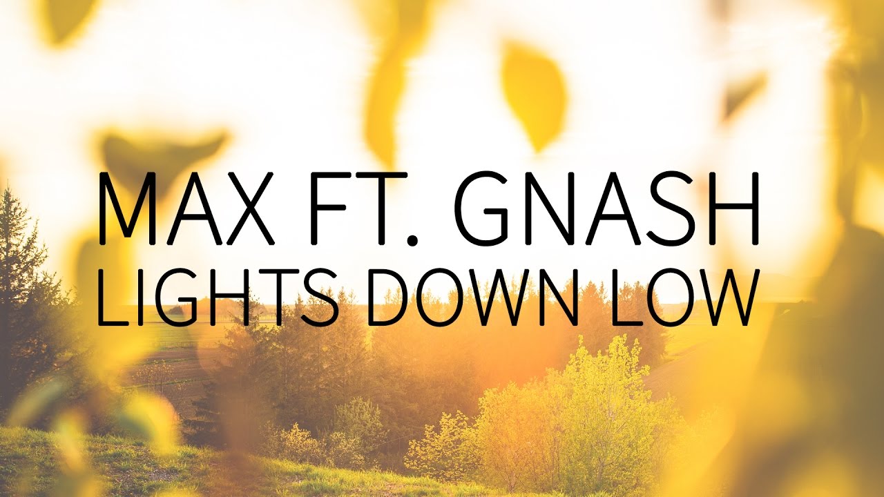 MAX feat. Gnash | Lights Down Low  [Lyrics]
