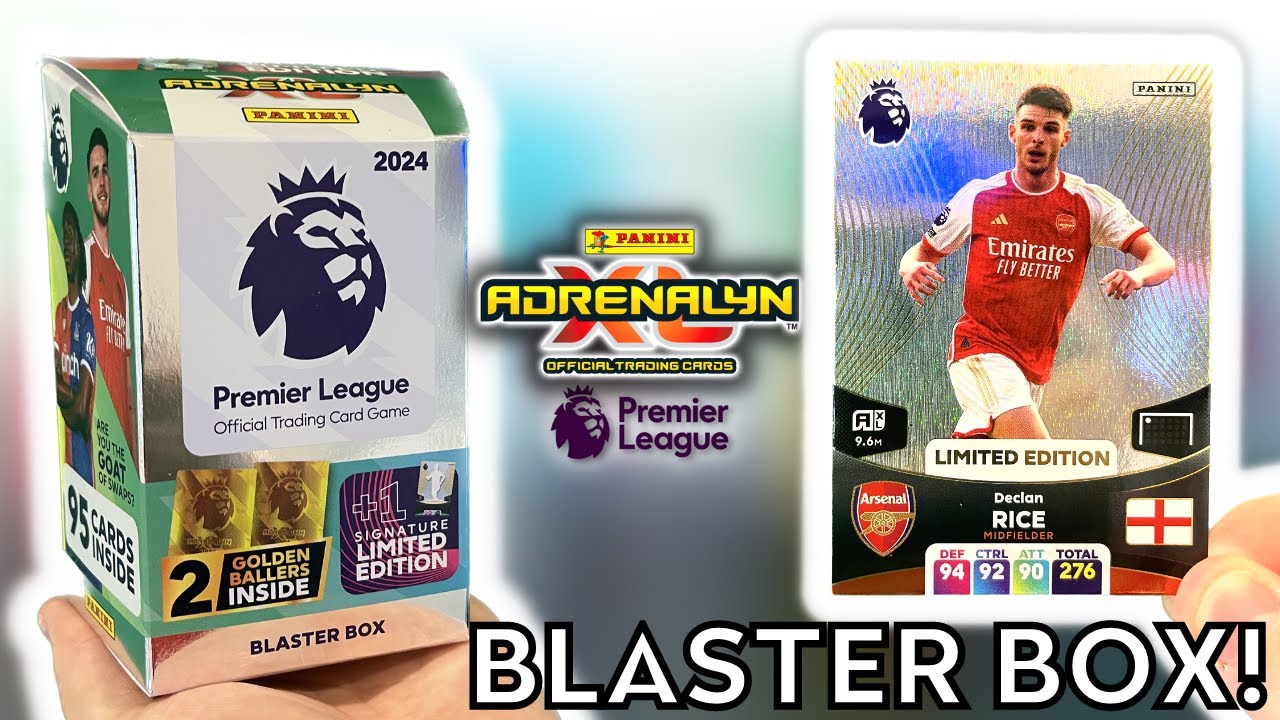 NEW BLASTER BOX OPENING! | PANINI ADRENALYN XL PREMIER LEAGUE 2024 | DECLAN RICE LIMITED EDITION!