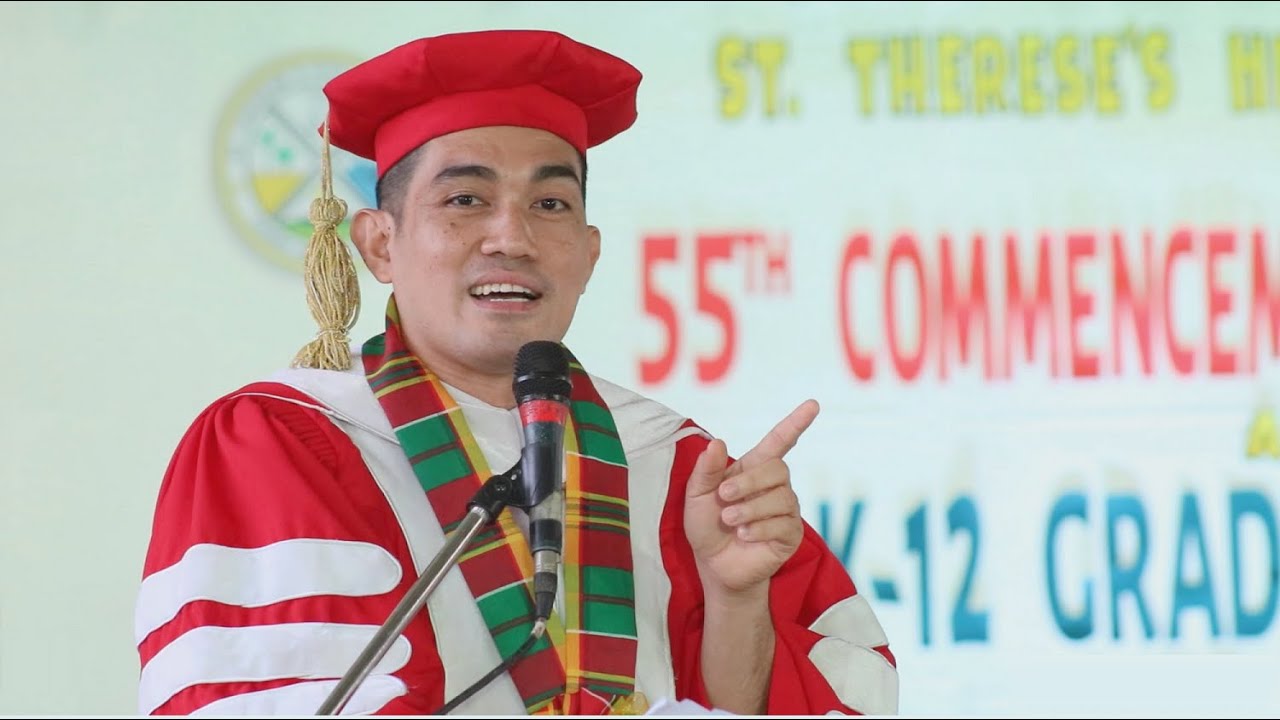 Funny Commencement Speech at STHS - Jojo Paala