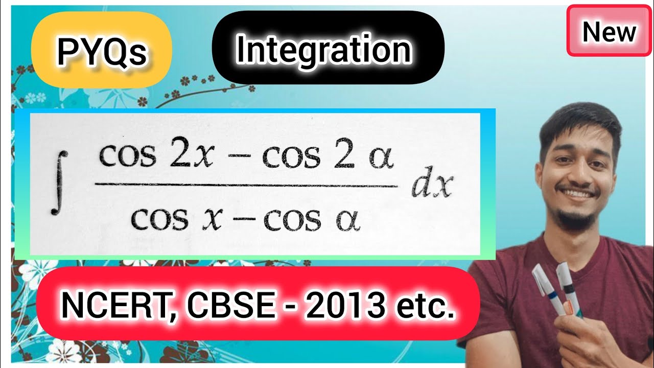 Q20 | Integration of cos 2x - cos 2 alpha upon cos x minus cos alpha