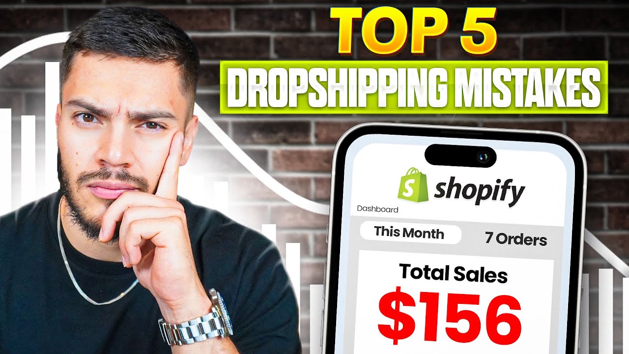 5 Dropshipping Mistakes to AVOID as a BEGINNER in 2025! (Easy Tips)