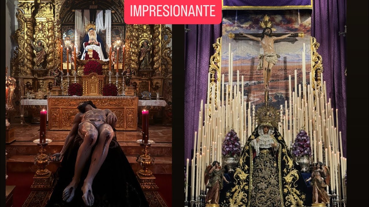 ❤️ MOMENTOS ÚNICOS FINAL VISITO VARIOS TEMPLOS SEMANA SANTA SEVILLA #semanasanta #semanasantasevilla