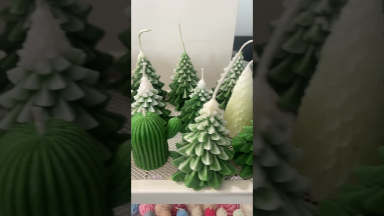 Christmas Candles Collection | Christmas Tree Candle |Santa Candles #candle #diy #candlelovers #gift