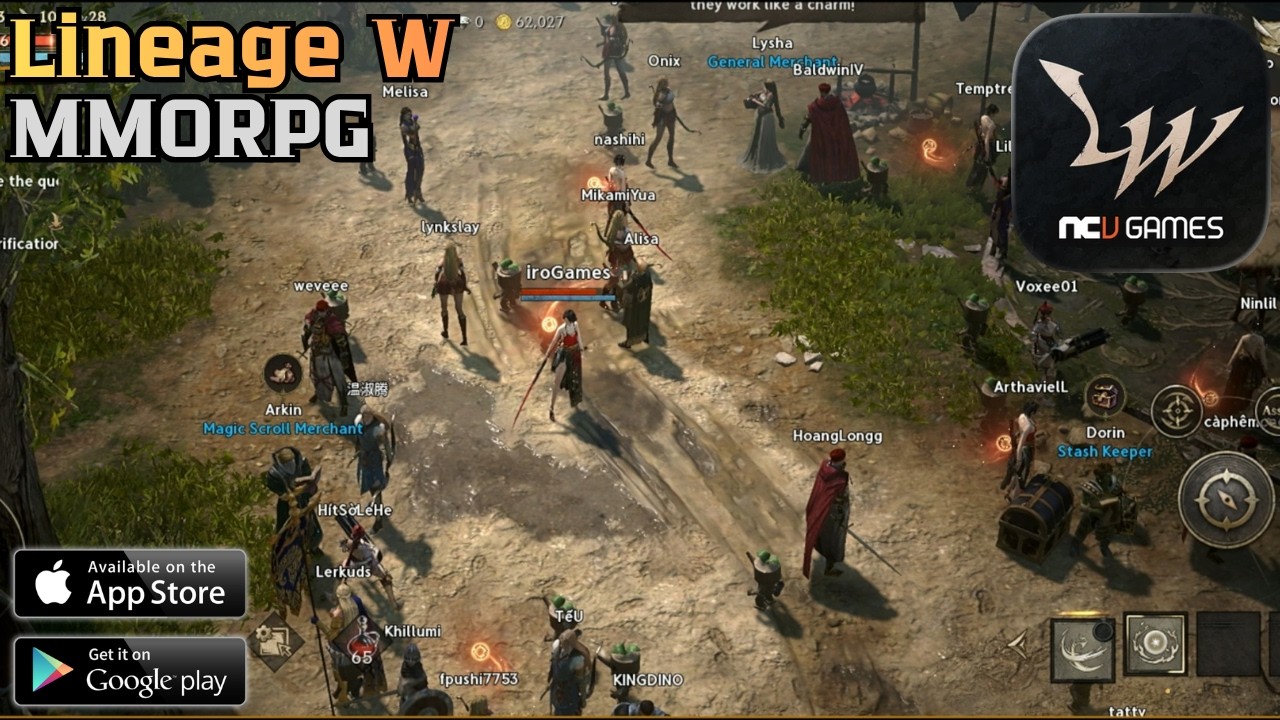 Lineage W Gameplay | MMORPG (Android iOS)