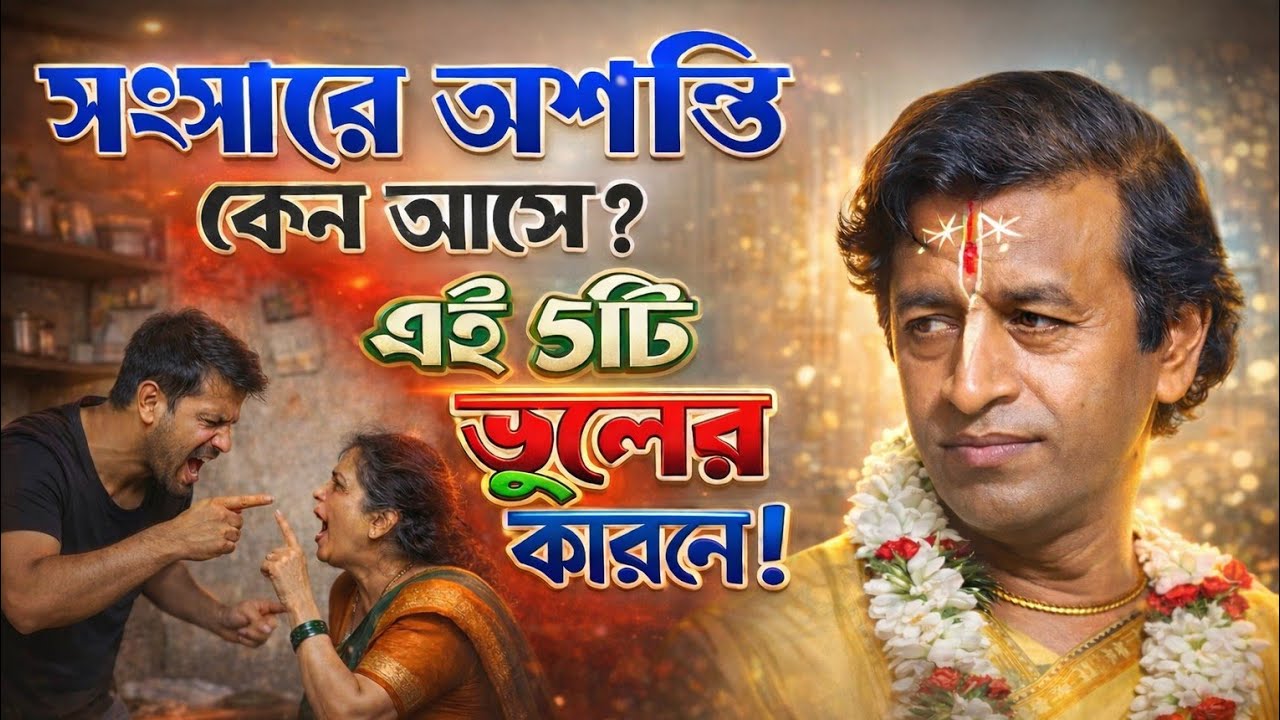 সংসারে অশান্তি কেন আসে? এই ৫টি ভুলের কারনে ! || প্রদীপ পাল || pradip pal kirtan 2026।। tatwa kotha