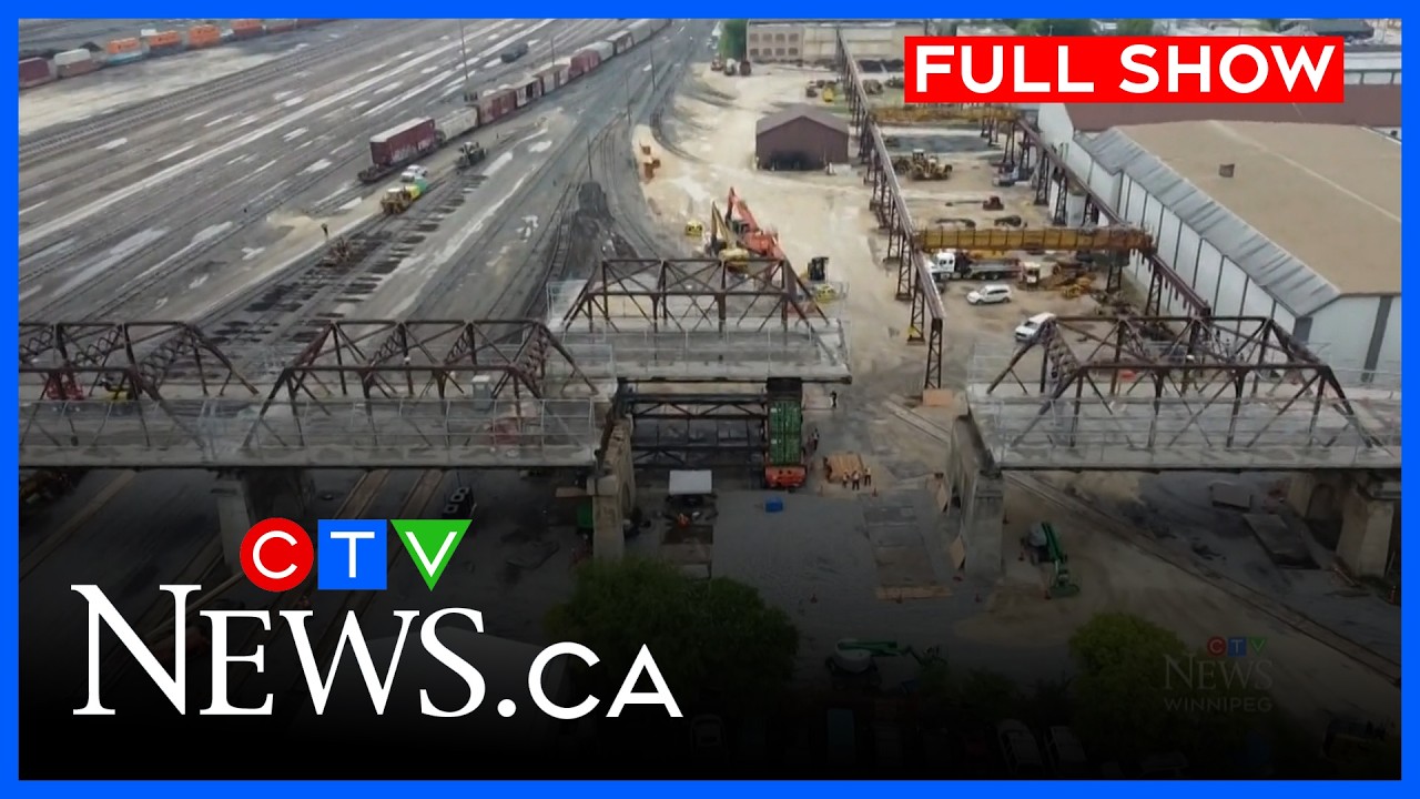 Начался демонтаж моста Арлингтон | CTV News Winnipeg в 18:00 от 16 июля 2026 года