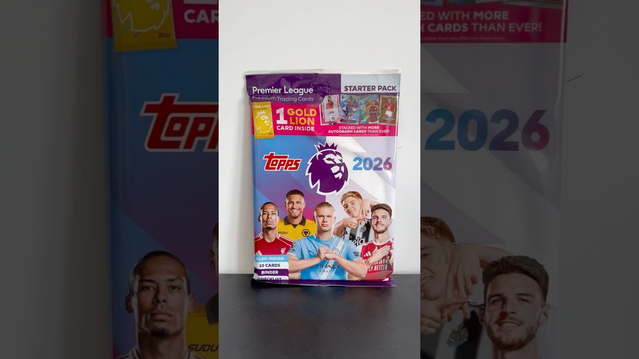 Let&rsquo;s open the NEW Topps Premier League 2026 Starter Pack! ⚽️🔥