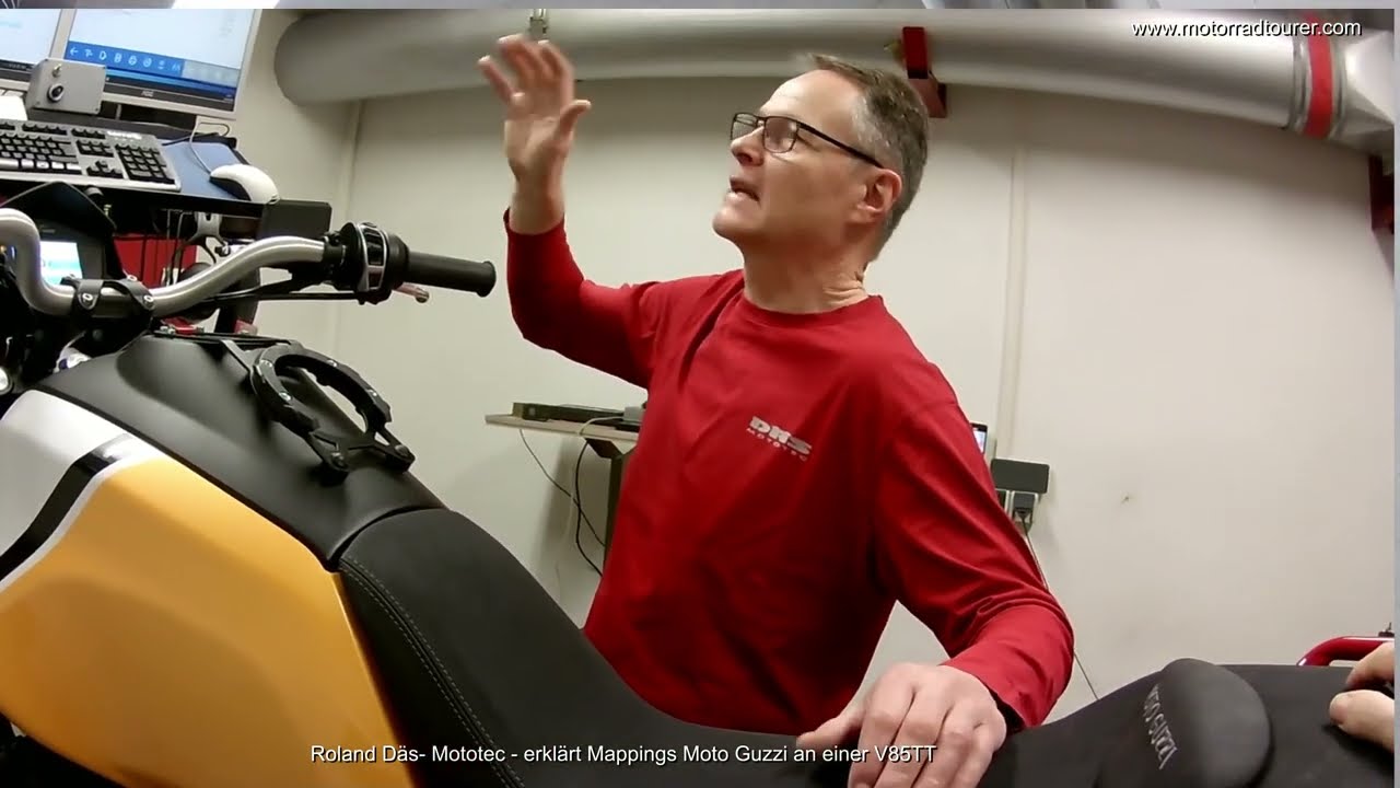 Wie entsteht ein Mapping bei DÄS MOTOTEC z.B. an einer MOTO GUZZI V85 TT