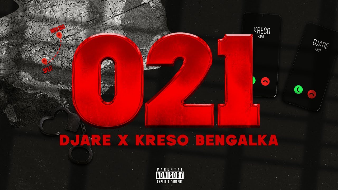 DJARE - 021 ft. Kre&scaron;o Bengalka (Lyrics Video)