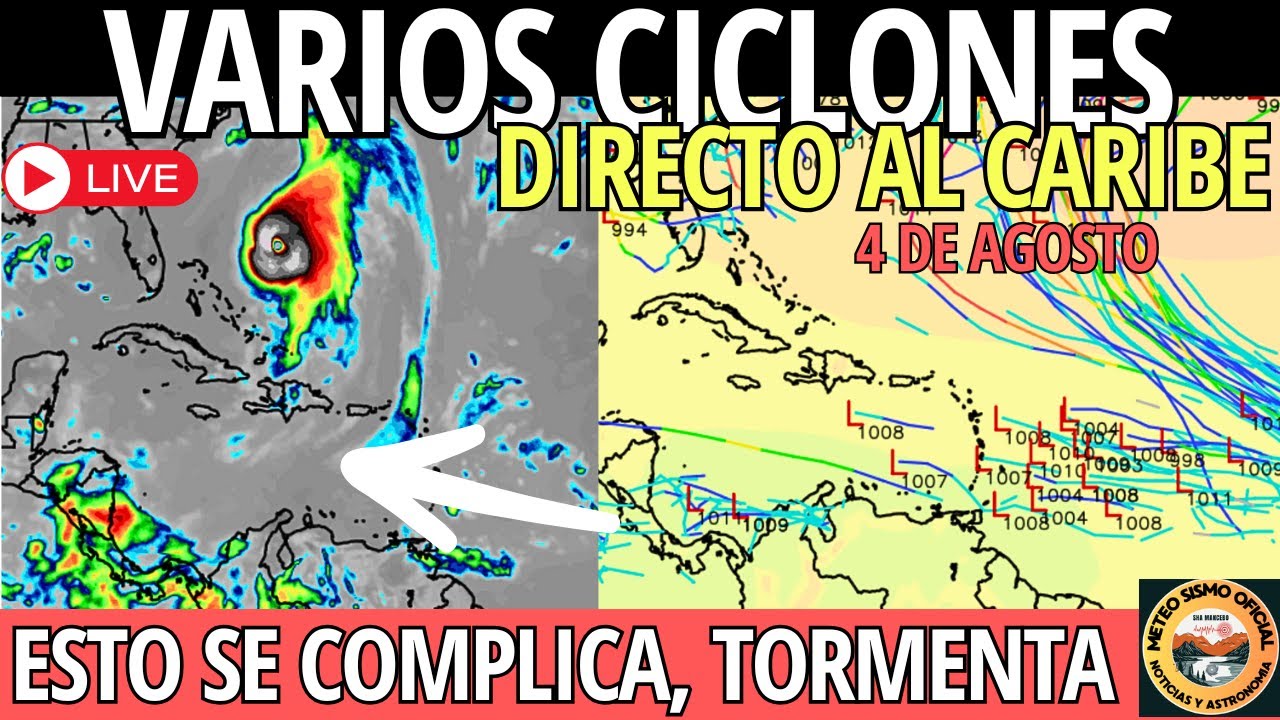 Esto se complica: varios ciclones amenazan por ondas tropicales, tormenta Dexter.