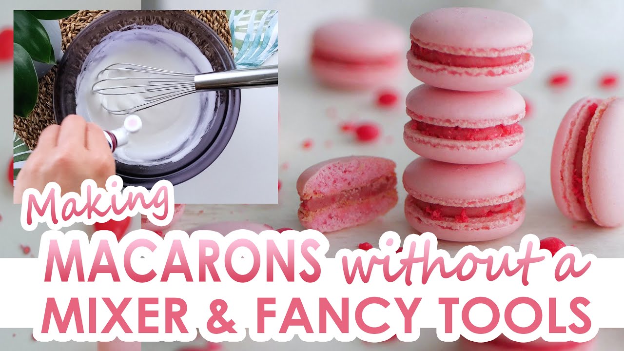 Making Macarons Without a Mixer, Scale & Convection Oven - No Resting, No Cream of Tartar