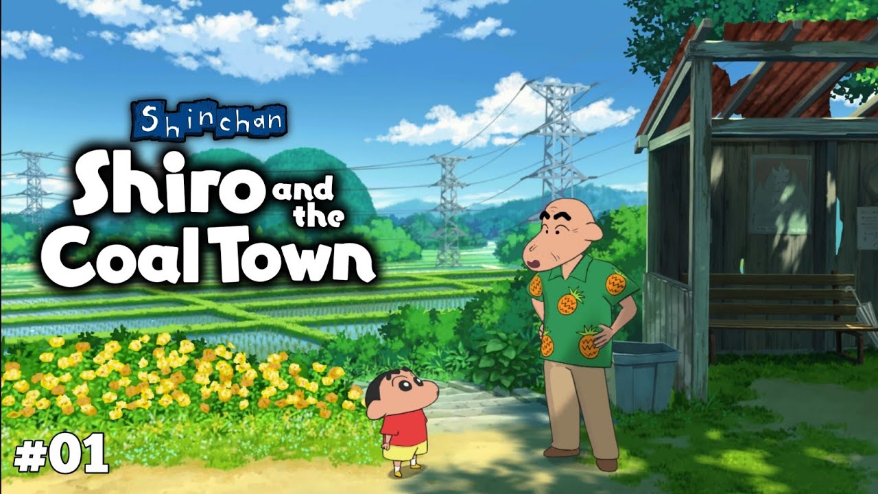 Shin-chan's NEW Life in the Countryside! 🌾 (Shiro and the Coal Town #1)