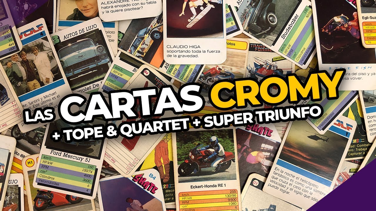 Las CARTAS CROMY (Match 4 y otras), Tope & Quartet y Super Triunfo | PERDÓN, CENTENNIALS