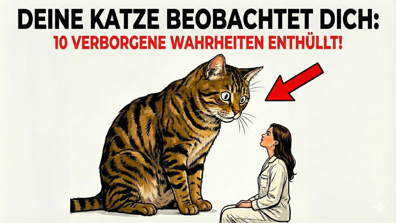 Deine Katze beobachtet dich – 10 Dinge, die sie über dich wissen, ohne es zu sagen