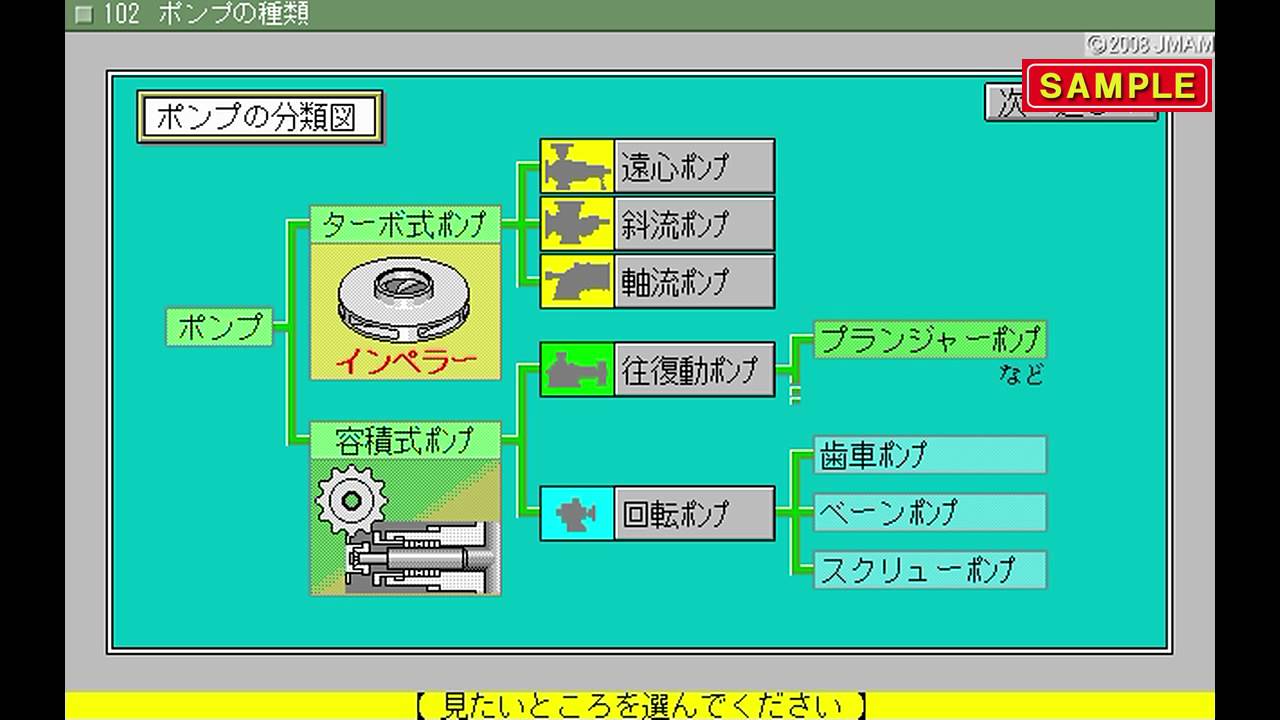 JMAM eラーニング ライブラリ ポンプの基礎コースⅠ