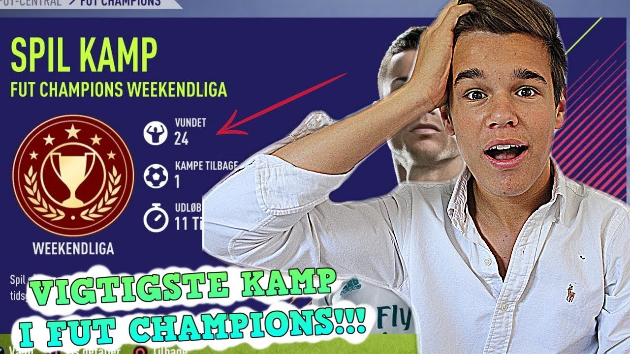 MIN VIGTIGSTE OG AFGØRENDE KAMP I FUT CHAMPIONS!!