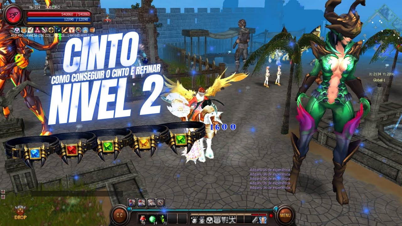 TUDO SOBRE CINTO NIVEL 2 👑 | REALM OF DESTINY 🔥