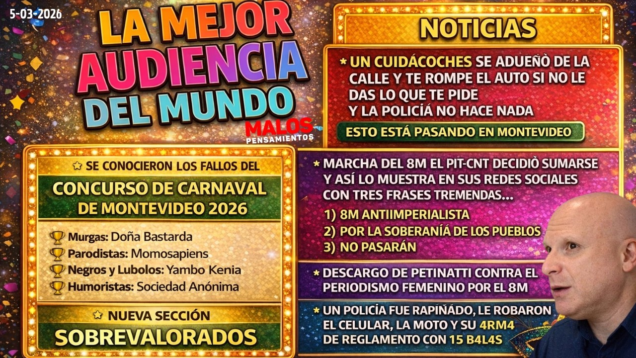 Noticias - Nueva Sección Sobrevalorados - 5-04-2026 / Bloque 1 Malos Pensamientos