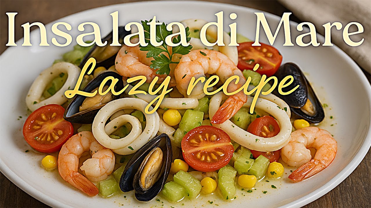 Insalata di Mare – Italian Seafood Salad (Lazy Recipe)