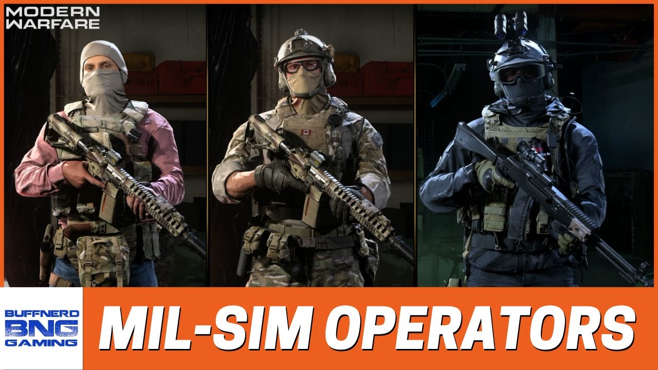 Mil-Sim Operators In Season 5 - Call Of Duty Modern Warfare